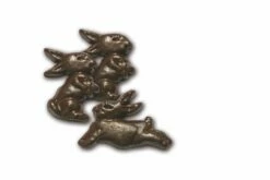 Schokoaufleger Hase, Dunkle Schokolade, 42 Stk.