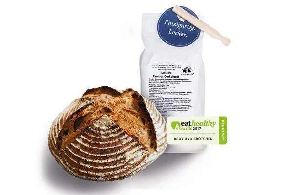 Emmer-Dinkelbrot 1kg - Brotbackmischung 4 Emmer-Dinkelbrot 1kg - Brotbackmischung – Bild 2