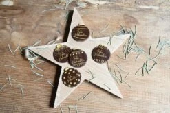 Schoko-Aufleger Weihnachtskugeln, Ø 3,8 Cm, 12 Stück