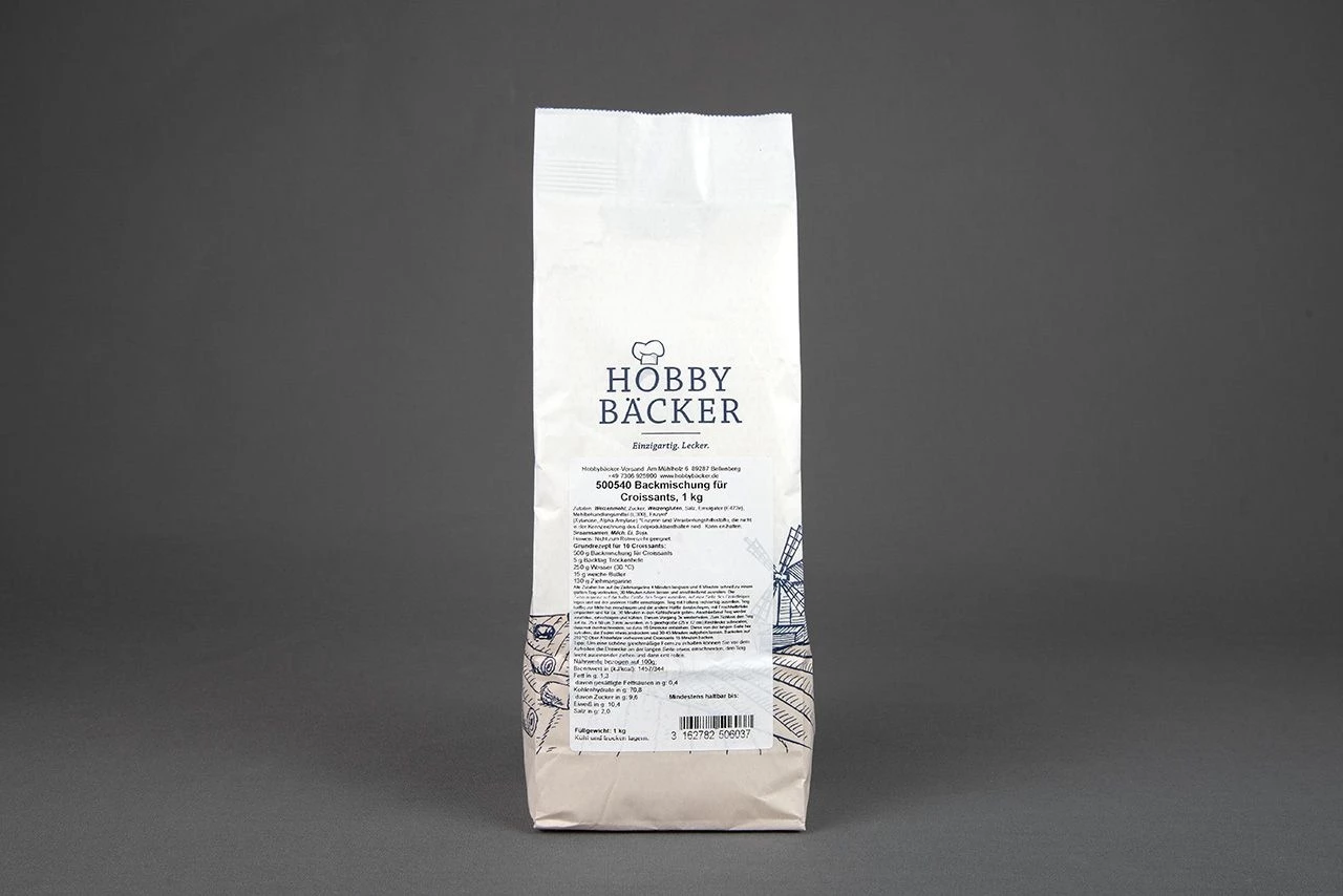 Backmischung Für Croissants, 1kg 4 Backmischung Für Croissants, 1kg – Bild 2