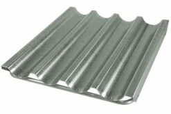 Stangenbrot-Backblech Mit 4 Längsmulden 34 X 38 Cm