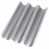 Baguette Backform 3 Mulden, Metall, 38 X 24 Cm, H 2,5 Cm -Nik Baker's Geschaft 91dd8287927a68399b720bdf1fb532d0