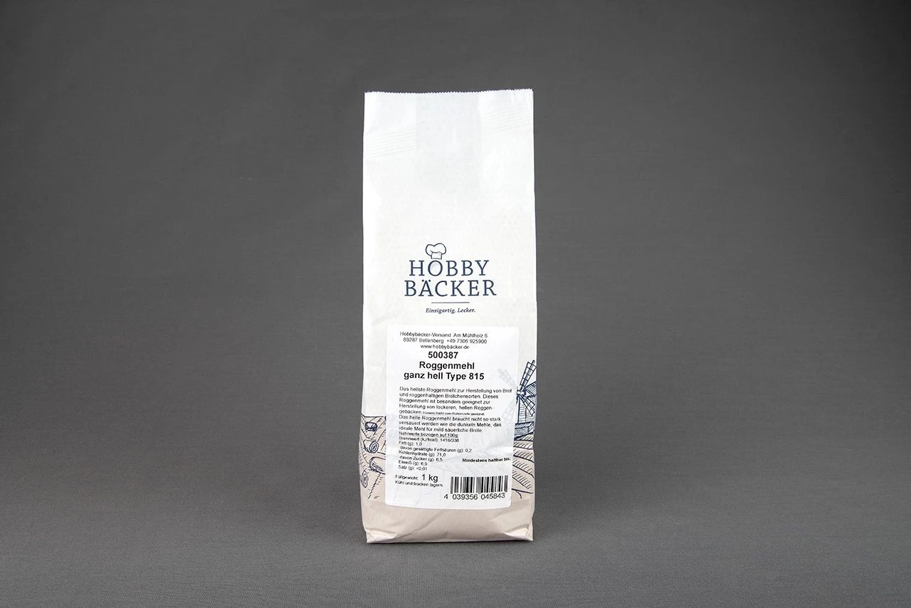 Roggenmehl Ganz Hell Type 815 1kg 4 Roggenmehl Ganz Hell Type 815 1kg – Bild 2