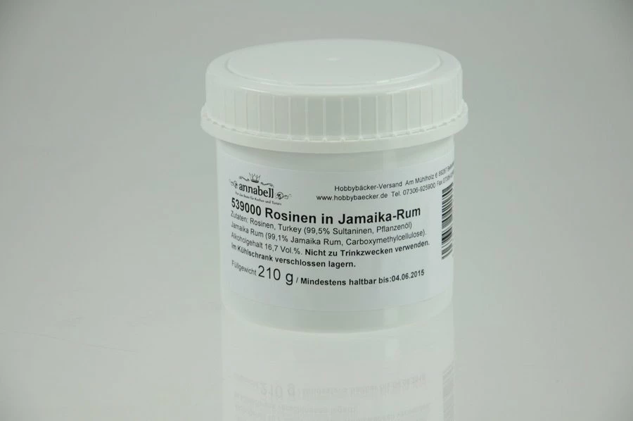 Rum-Rosinen, 210g Dose 4 Rum-Rosinen, 210g Dose – Bild 2