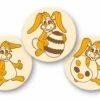 Osterhasen Schoko-Aufleger, Weiße Schokolade Ø 3cm, 24 Stück -Nik Baker's Geschaft 9ffb9137fb386edd9698f637d1afb927