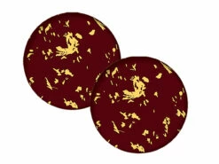 Schoko-Aufleger Rund Mit Goldflecken, Ø 2,5 Cm, 24 Stück