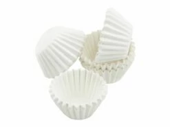 Pralinenkapseln 25mm Weiß 100 Stück