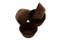 Pralinenkapseln 25mm Braun 100 Stück