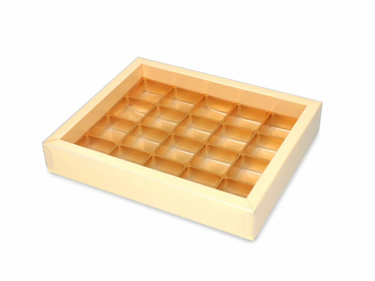 Trüffelverpackung Für 20 Trüffel, Champagner 4 Trüffelverpackung Für 20 Trüffel, Champagner – Bild 2