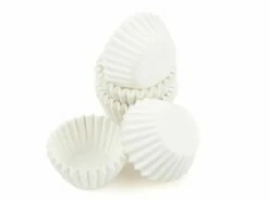 Pralinenkapseln MINI 22mm Weiß 100 Stück