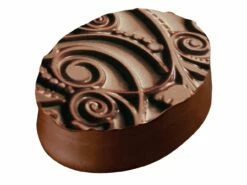 Strukturfolie: Flower, PVC, Transparent, 40 X 25 Cm