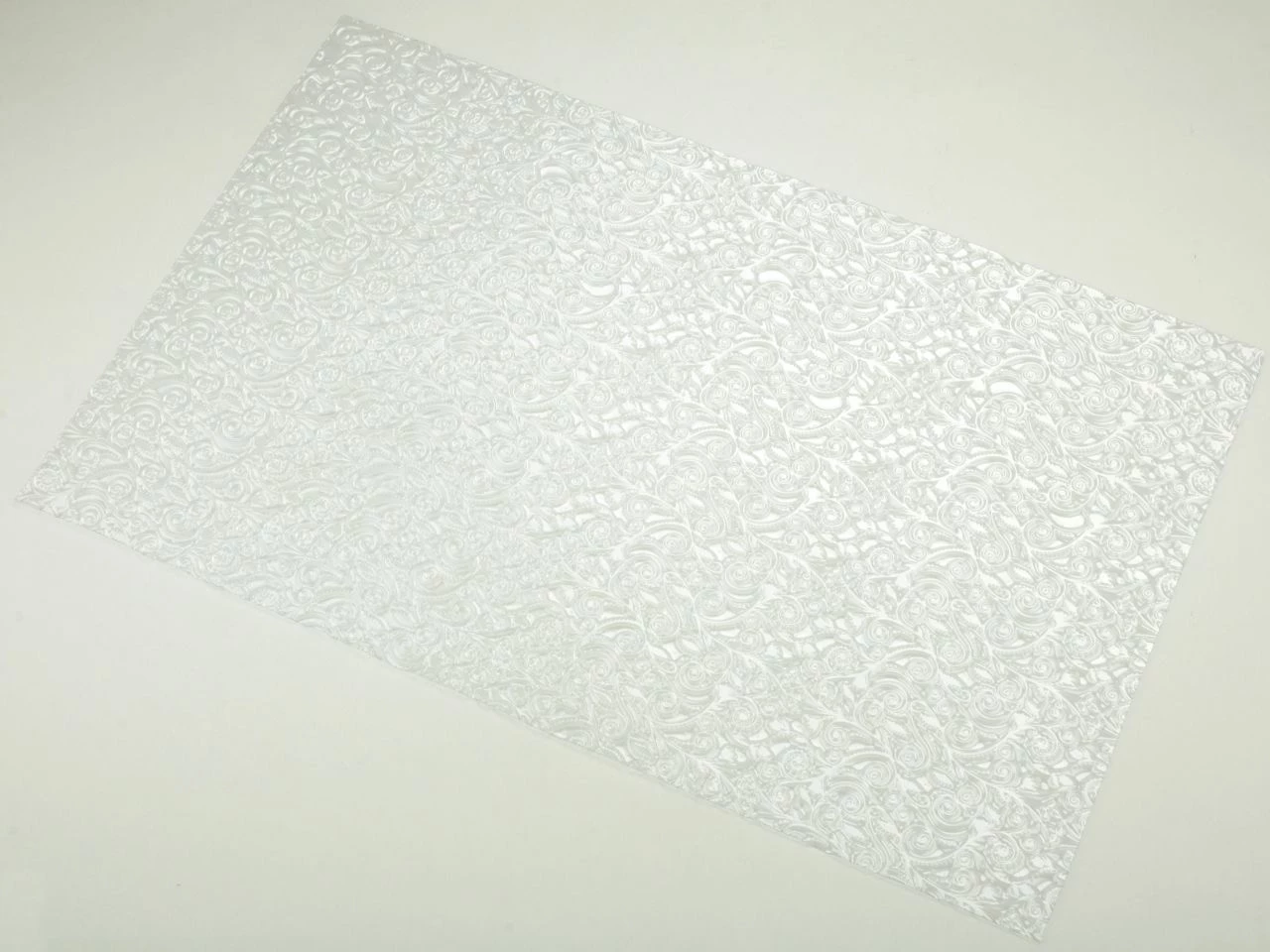 Strukturfolie: Flower, PVC, Transparent, 40 X 25 Cm 4 Strukturfolie: Flower, PVC, Transparent, 40 X 25 Cm – Bild 2