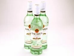 Bacardi: Weißer Rum Carta Blanca, 37,5 % Vol., 50 Ml Für Pralinenfüllung