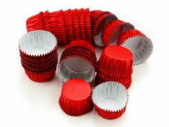 Alu-Kapseln 24mm Rot 25 Stück