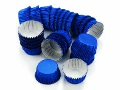 Alu-Kapseln 24mm Blau 25 Stück