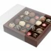 Trüffelverpackung Für 16 Trüffel, Marone -Nik Baker's Geschaft b11950