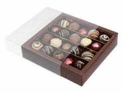 Trüffelverpackung Für 16 Trüffel, Marone