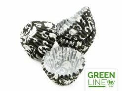 Pralinenkapseln 25mm Arabesque 100 Stück