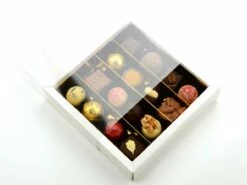 Trüffelverpackung Für 16 Trüffel, Bianco