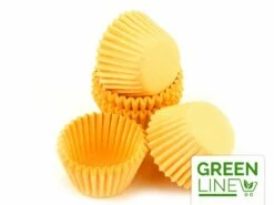 Pralinenkapseln 25mm Gelb 100 Stück