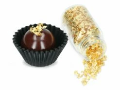 Gold-Flocken 24 Karat, Im Glasflacon 0,1 G