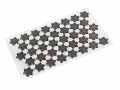 Schoko-Aufleger Weihnachtsstern, Zartbitter 3 X 3cm, 38 Stück -Nik Baker's Geschaft b69141