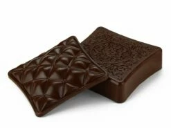 Schokoladenform: Schatulle, Kunststoff, Transparent, 1 Mulde á 11,7 X 11,7 X 2,7 Cm -Nik Baker's Geschaft b71502