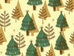 Transferfolie: Forêt, Kakaobutter, Beige-Grün, 38 X 23 Cm