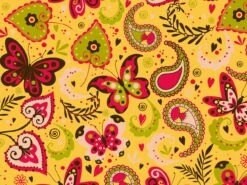 Transferfolie: Floraison, Kakaobutter, Bunt, 38 X 23 Cm