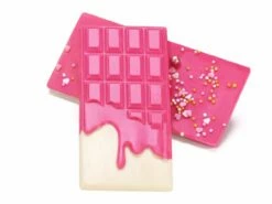 Schokoladenform: Tafel Schmelzend, Kunststoff, Transparent, 5 Mulden á 104 X 47 X 6 Mm