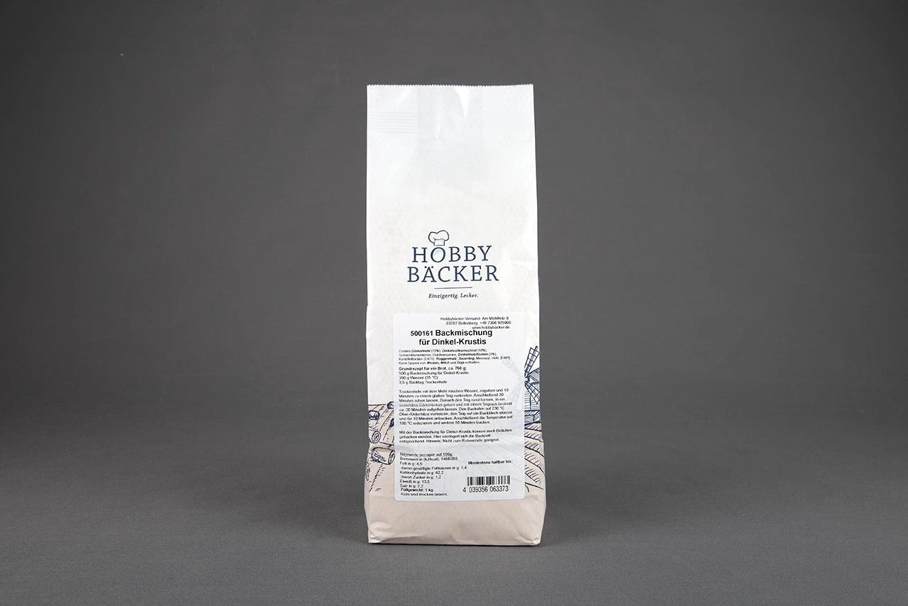 Backmischung Für Dinkel-Krustis, 1 Kg 4 Backmischung Für Dinkel-Krustis, 1 Kg – Bild 2