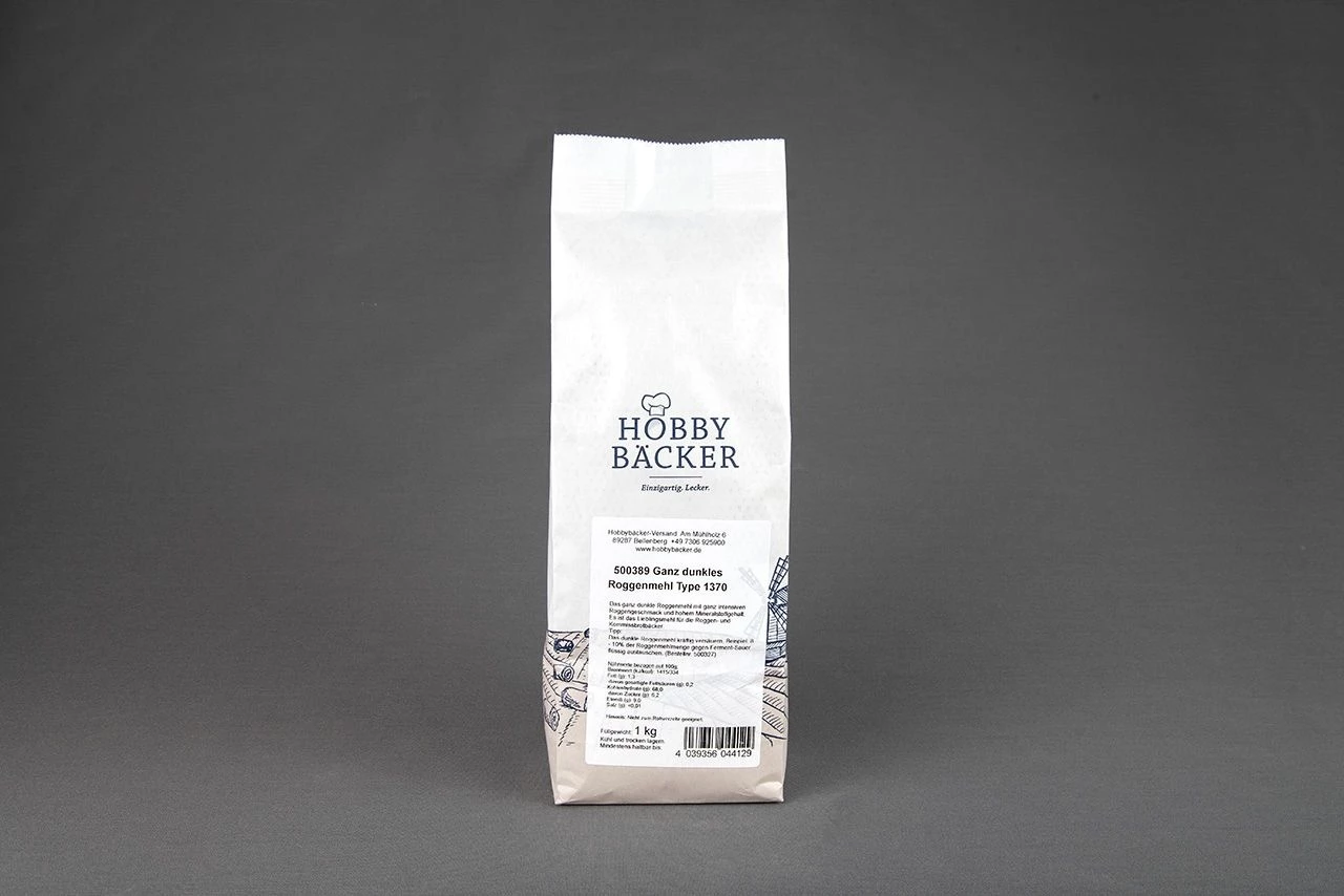 Roggenmehl Ganz Dunkel Type 1370 1kg 4 Roggenmehl Ganz Dunkel Type 1370 1kg – Bild 2