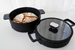 Berndes Bräter B.double Mit Glasdeckel, 2-teilig, Ø 24 Cm