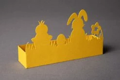 Banderole Ostern Für Pralinenschachtel, Gelb