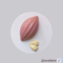 Schokoladenform Kakaobohne, L, 15,5x9x5 Cm