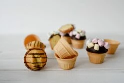 Waffel-Portionsbecher 96 Stück, 2,9 X 4,8 Cm