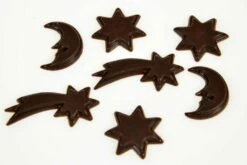 Schoko-Aufleger Sternenhimmel Zartbitter 59 Stück